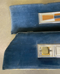 1981-1987 Cutlass Brougham Interior Upper Door Panels Blue Power OEM Genuine GM