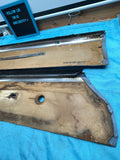 1978 - 1980 Gbody Monte Carlo Upper Door Panels Blue Manual Window Pair OEM GM