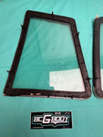 1981 - 1988 Gbody Monte Carlo Vinyl Top Quarter Window w/ Chrome Trim OEM GM