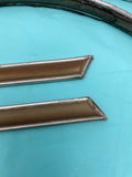 1981 - 1988 Gbody Body Side Chrome Tan Adhesive Molding Trim Set OEM GM