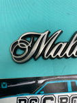 1978 - 1981 Chevrolet Chevy Malibu Script Chrome Emblem Badge OEM Genuine GM