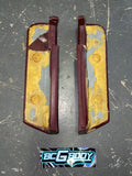 1978 - 1980 Pontiac Grand Prix Red Arm Rest Pad RH/LH Set OEM GM Nice