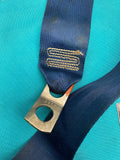 1978-1988 Gbody Rear Center Bench Seat Seatbelt Strap Monte Regal Blue OEM GM