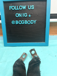 1978-1988 Gbody Left Rear Seatbelt Buckle Black OEM GM + Hardware