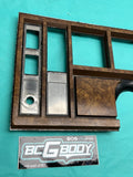 1981 - 1983 Gbody Buick Regal Dash Instrument Bezel Woodgrain OEM GM 25508095