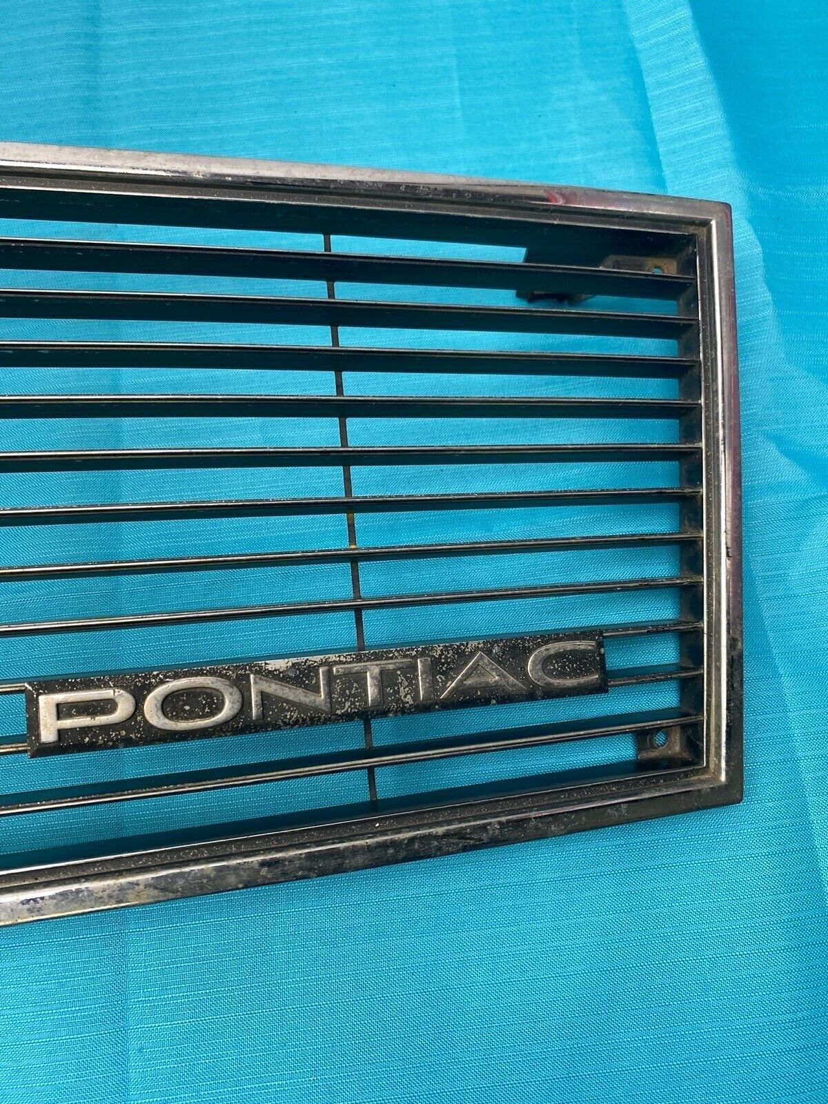 Vintage Factory Pontiac Grille With Emblem OEM Genuine GM Original