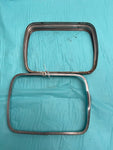 1978 - 1981 GBODY Monte Elco Head Lamp Light Trim Ring Bezel Set OEM GM Two