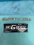 HOOD; TRUNK EMBLEM; 84-87 REGAL; 38 SFI TURBO; USE 3 PER CAR