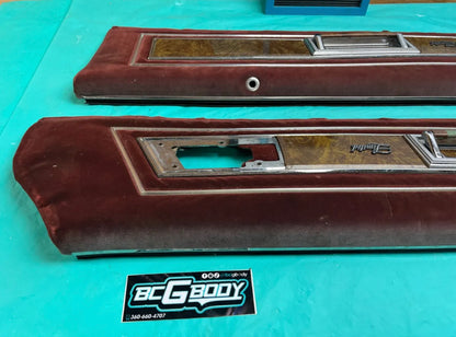 1981 - 1983 Gbody Regal Limited Interior Upper & Lower Power Door Panels OEM GM