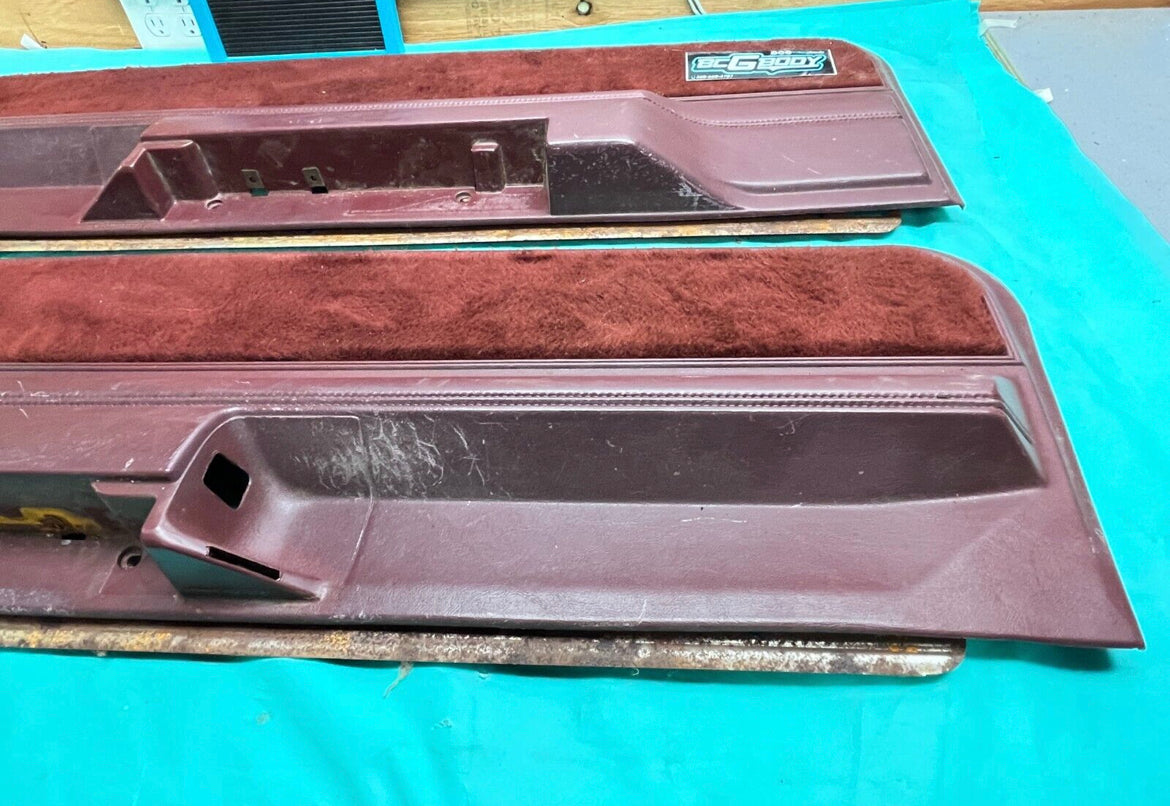 1981 - 1983 Gbody Regal Limited Interior Upper & Lower Power Door Panels OEM GM