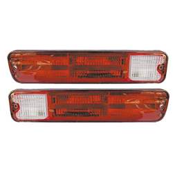 TAIL LAMP LENS; LH/RH PAIR; 79-87 EL CAMINO; MALIBU WAGON