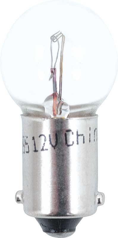 Replacement Bulb #1895; G-4 1/2 Miniature Bayonet Base; 2 CP; 12-volt