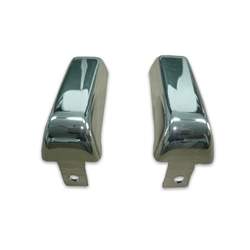 BUMPER GUARD; REAR; CHROME; LH/RH PAIR; 81-88 CUTLASS