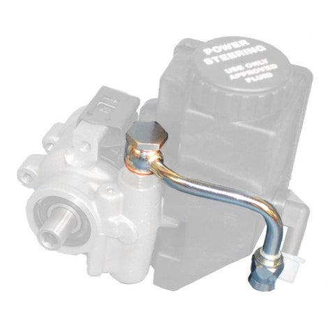 Power steering pump,GM type II,Aluminum,For attached reservoir,Bright polished finish