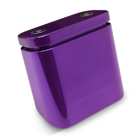 Valve Cover Breather,Billet Aluminum,Baffled,Drilling required,Made in the USA,Bright purple Fusioncoat finish