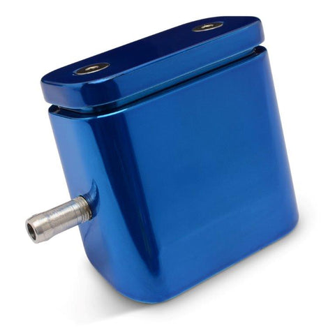 Valve Cover Breather with PCV valve, Billet Aluminum,Drilling required,Made in the USA,Bright blue finish