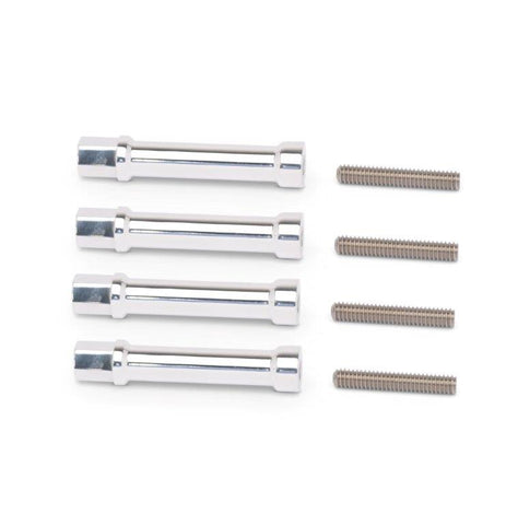 Valve Cover Hold Downs,Aluminum,1/4-20 Threads,Bright polished finish,Pack of four pieces