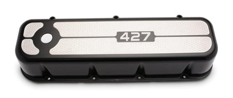 Valve Covers,Chevy Big Block,Aluminum,Tall,Clears Most Roller Rockers&Girdles,Highlight,427 logo