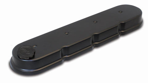 Valve Covers,LS Chevy,Aluminum,Smooth Top,Includes fasteners&Oil Fill Cap,Matte black Fusioncoat finish