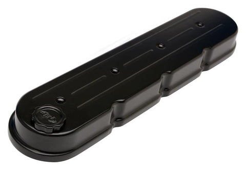 Valve Covers,LS Chevy,Aluminum,Ball Milled Top,Includes fasteners&Oil Fill Cap,Matte black Fusioncoat finish