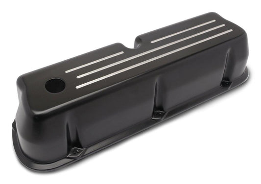 Valve Covers,Ford Small Block 289-351,Aluminum,Tall,Ball Milled,Highlight Fusioncoat finish