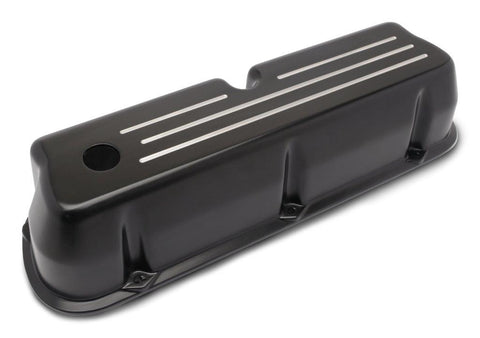 Valve Covers,Ford Small Block 289-351,Aluminum,Tall,Ball Milled,Highlight Fusioncoat finish