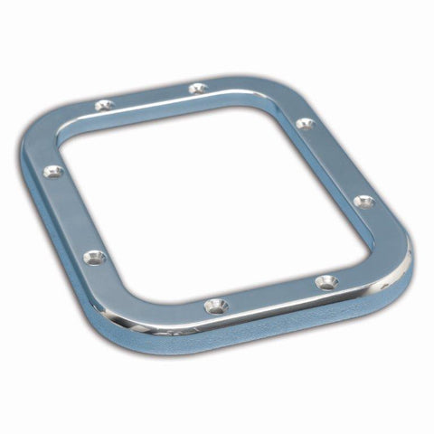 Shifter bezel kit,Billet Aluminum,Smooth style,5.25"W X 6.75"L,Made in the USA,Protective clear Fusioncoat