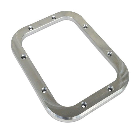 Shifter bezel kit,Billet Aluminum,Smooth style,5.25"W X 6.75"L,Made in the USA,Raw machined finish