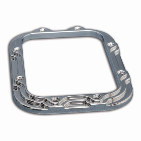 Shifter bezel kit,Billet Aluminum,Contoured style,5.25"W X 6.75"L,Made in the USA,Clear coat