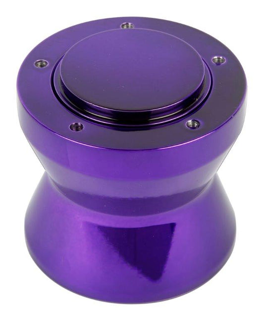 Steering Wheel Hub and Adapter,Billet aluminum,Boat,Grant 5 bolt wheels,Bright purple Fusioncoat finish