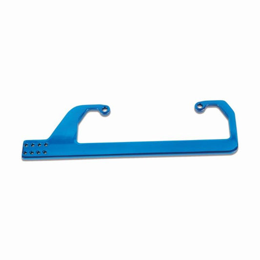 Carburetor Cable Bracket,Aluminum,Side Mount,Fits 4150 Standard Carbs,Bright blue Fusioncoat finish