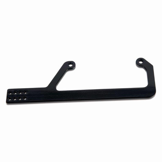 Carburetor Cable Bracket,Aluminum,Side Mount,Fits 4500 Dominator Carbs,Gloss black anodized finish