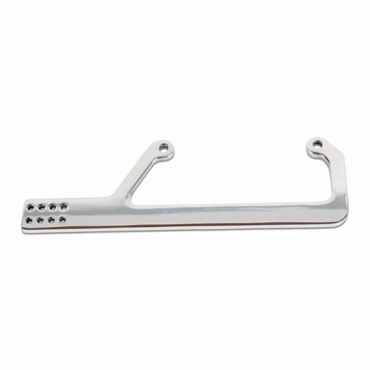 Carburetor Cable Bracket,Aluminum,Side Mount,Fits 4500 Dominator carbs,Bright polished finish