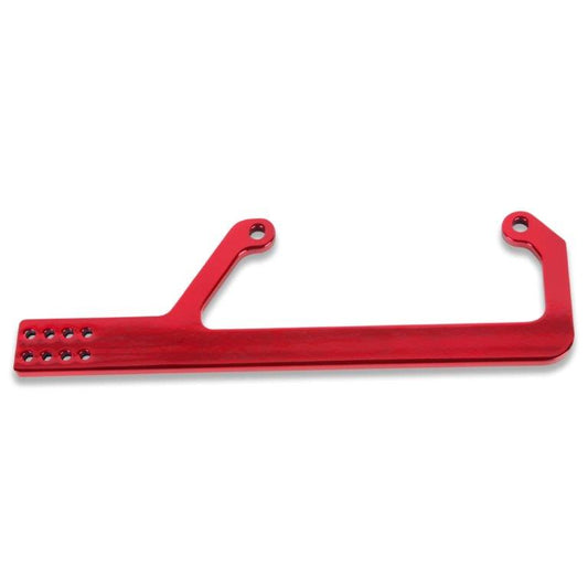 Carburetor Cable Bracket,Aluminum,Side Mount,Fits 4500 Dominator Carbs,Bright red Fusioncoat finish