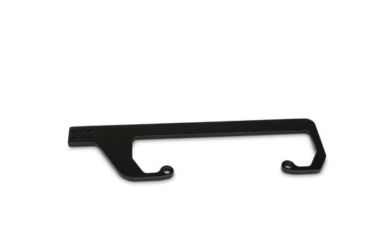 Carburetor Cable Bracket,Aluminum,Side Mount,Fits 4150 Standard Carbs,Matte black Fusioncoat finish