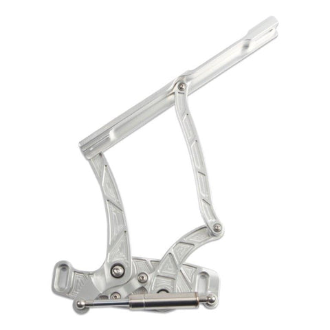 Hood hinges,Aluminum,Lightning,65-67 Impala,Steel hood,Stainless steel gas struts Included,Clear anodized finish