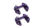 Hinges SS Long Reach - Bright Purple Fusioncoat Finish