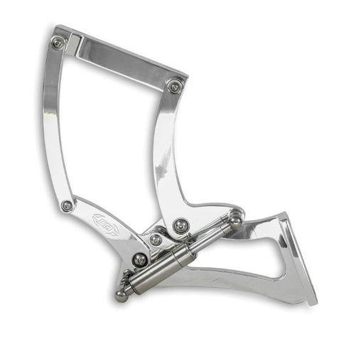 Hood hinges,Billet aluminum,55-57 Chevy truck,Steel hood,Gas struts included,Bright protective clear coat