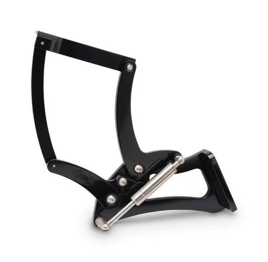 Hood hinges,Billet aluminum,58-59 Chevy truck,Steel hood,Gas struts included,Gloss black anodized finish