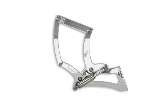 Hood hinges,Billet aluminum,58-59 Chevy truck,Steel hood,Gas struts included,Bright protective clear coat