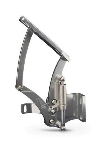 Hood Hinges,Aluminum,61 Impala,Steel Hood,Stainless Steel Gas Struts Included,Clear anodized finish"