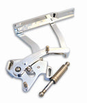 Hood Hinges,Aluminum,62 Impala,Steel Hood,Stainless Steel Gas Struts Included,Bright protective clear coat finish"