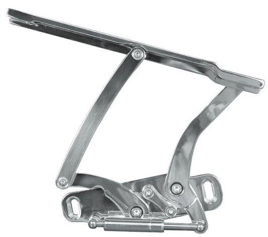 Hood Hinges,Aluminum,68-79 Ventura,Steel Hood,Stainless Steel Gas Struts Included,Bright polished finish"