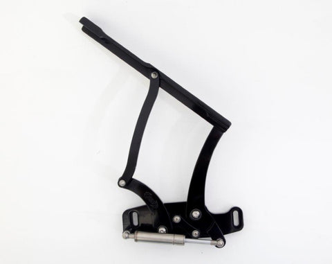 Hood Hinges,Aluminum,67-69 Camaro,Steel Hood,Stainless Steel Gas Struts Included,Gloss black anodized finish"