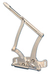 Hood Hinges,Aluminum,67-69 Camaro,Steel Hood,Stainless Steel Gas Struts Included,Clear anodized finish"