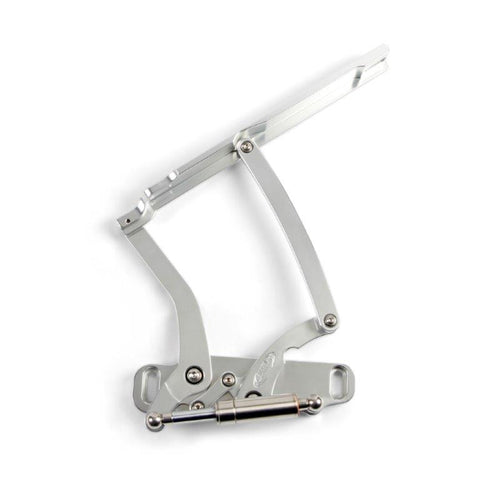 Hood Hinges,Aluminum,68-79 Nova,Steel Hood,Stainless Steel Gas Struts Included,Clear anodized finish"