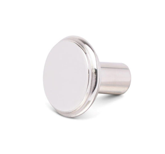 Push-Pull Switch Knob,Billet Aluminum,10-32 threads,Plain,Bright clear finish