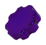 Air Cleaner Nut, Billet Aluminum, 1/4-20 Threads,Bright purple finish"