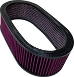 Air Cleaner Element Only,Cotton Gauze Washable,15" Oval,4" Tall,For Eddie Motorsports 15" Oval Air Cleaner