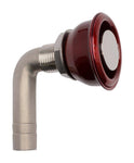 Fuel Vent,External 90 Degree,Stainless Steel,Internal Screen Baffle,For 5/8" Hose,Bright red Fusioncoat finish"